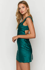 Macayle Emerald Mini Dress Image