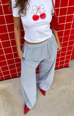 Mahalia Blue Stripe Pants Image