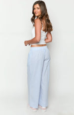 Mahalia Light Blue Stripe Pants Image