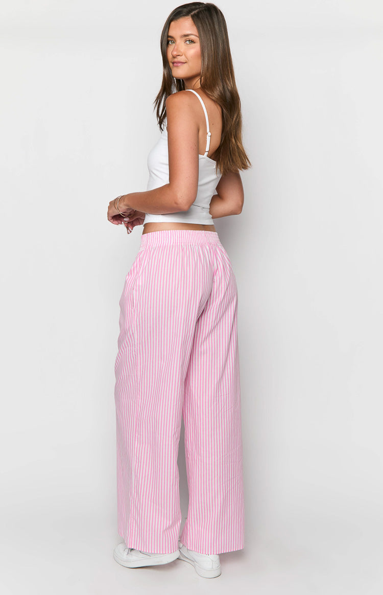 Mahalia Pink Stripe Pants Image