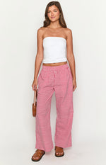 Mahalia Red Gingham Pants Image