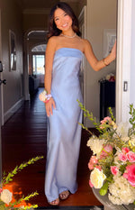 Maiah Blue Formal Maxi Dress Image