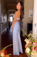 Maiah Blue Formal Maxi Dress Image