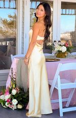 Maiah Yellow Maxi Dress Image