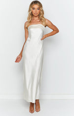 Maiah White Maxi Dress Image