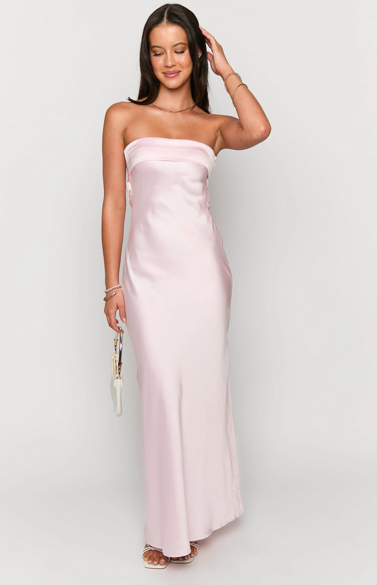 Maiah Light Pink Maxi Dress Image