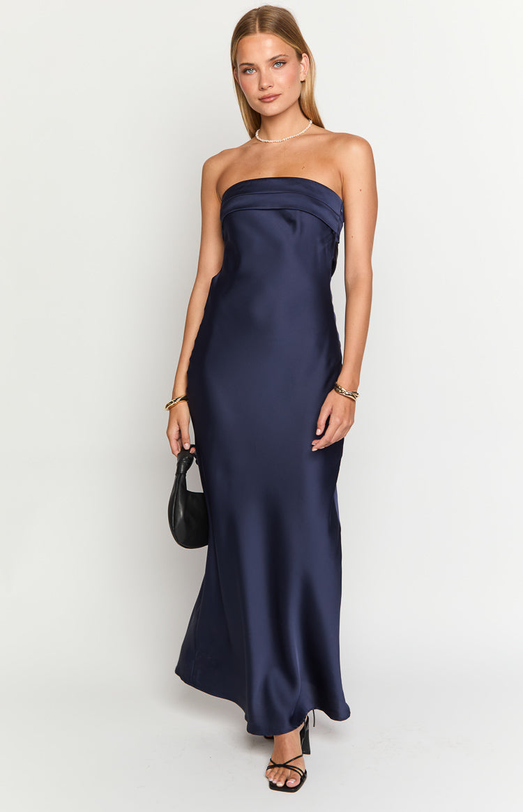 Maiah Navy Maxi Dress Image