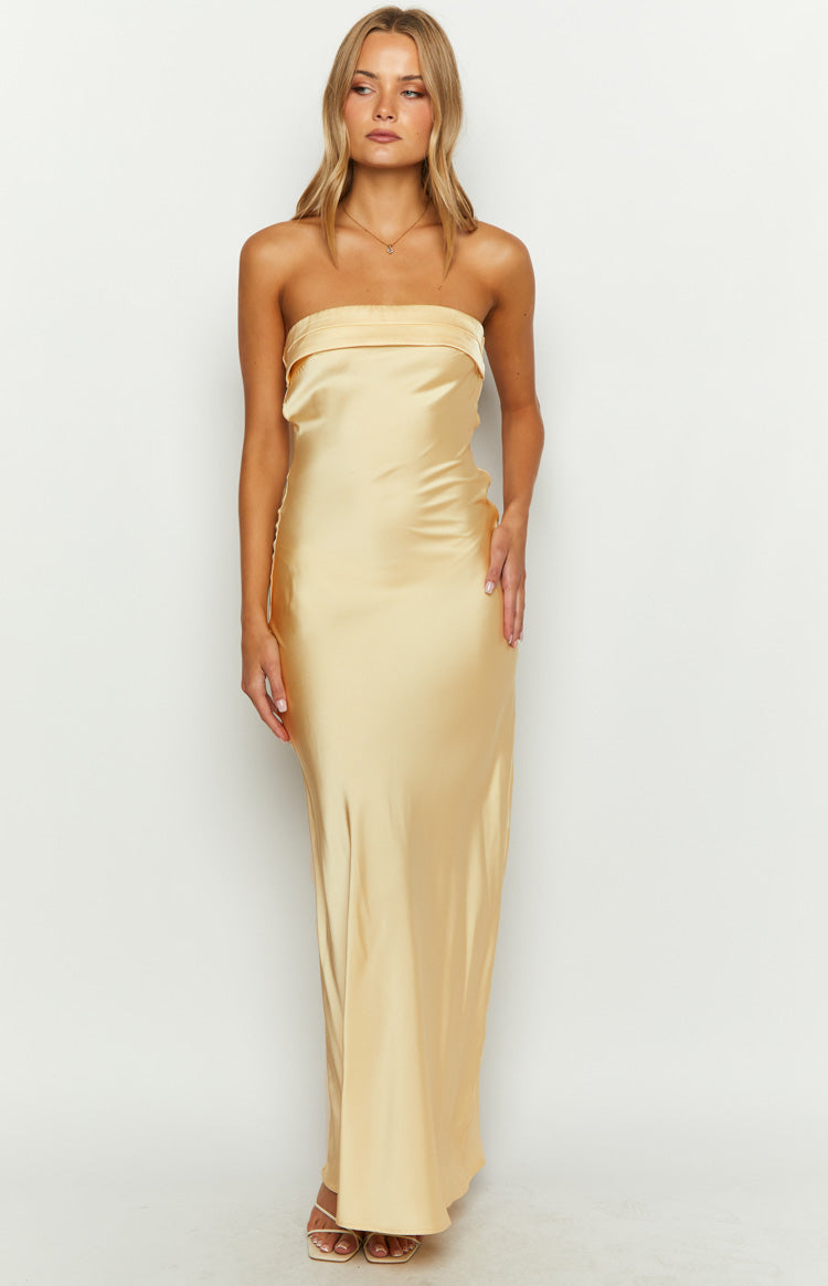 Maiah Yellow Maxi Dress Image