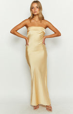 Maiah Yellow Maxi Dress Image