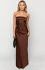 Maiah Brown Maxi Dress