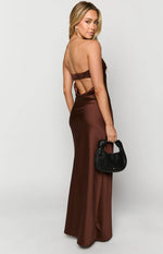 Maiah Brown Maxi Dress Image