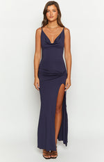 Makeo Navy Maxi Dress Image