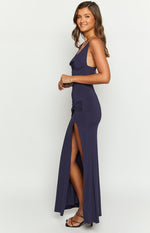 Makeo Navy Maxi Dress Image