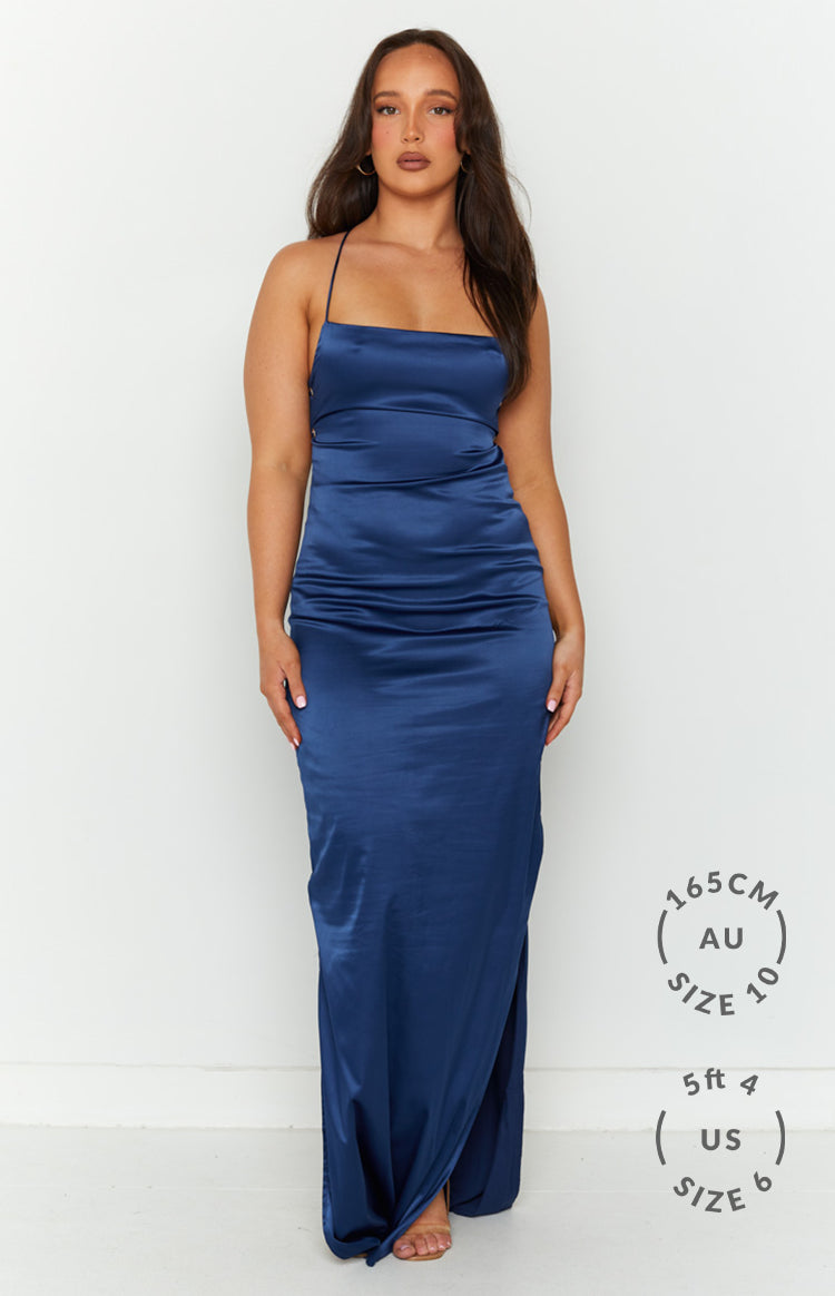 Manhattan Slip Formal Dress Navy Image