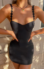 Marbelle Black Mini Dress Image