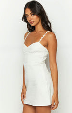 Marbelle White Mini Dress Image