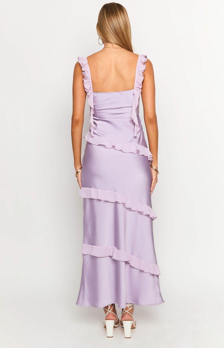 Marmalade Purple Ruffle Maxi Dress Image