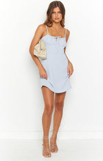 Maye Blue Slip Mini Dress Image