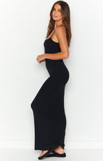 Melrose Black Maxi Dress Image