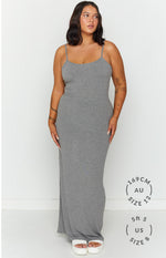 Melrose Grey Maxi Dress Image