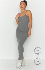 Melrose Grey Maxi Dress Image