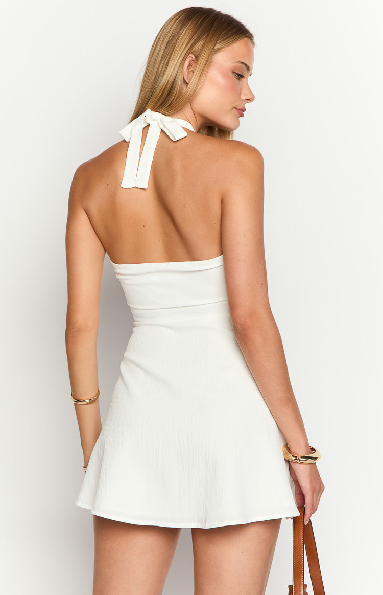 Mercutio White Mini Dress