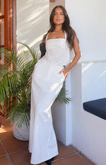 Mia White Maxi Skirt Image