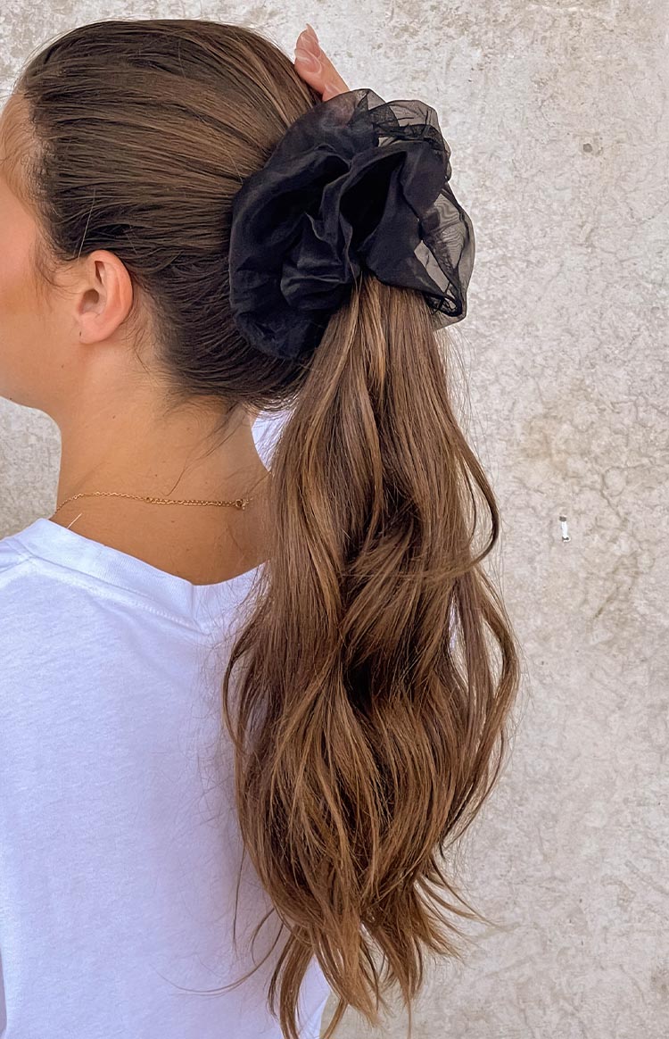 Mimi Black Scrunchie Image