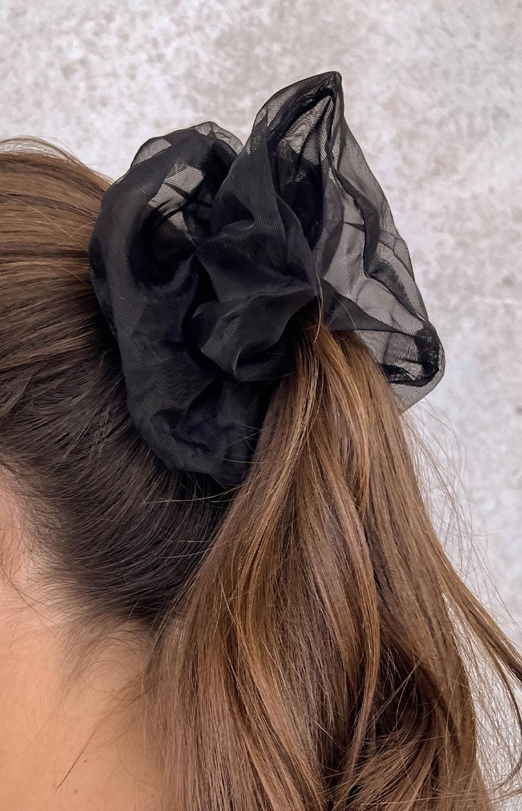 Mimi Black Scrunchie Image