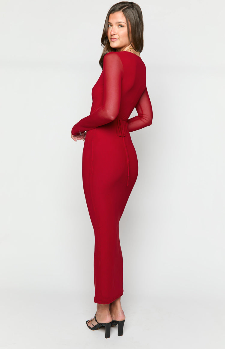 Monni Red Maxi Dress Image