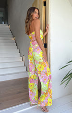 Mykonos Yellow Floral Pants Image