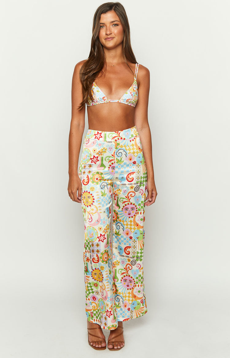 Mykonos Euro Summer Print Pants Image