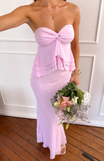 Myrna Pink Strapless Top Image