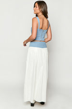 Mystic White Maxi Skirt Image