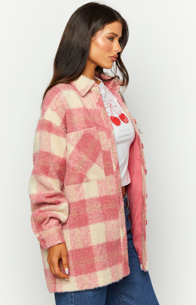 Neve Pink Check Jacket Image