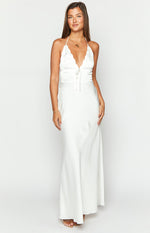 Nicole White Maxi Dress Image