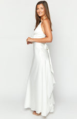 Nicole White Maxi Dress Image