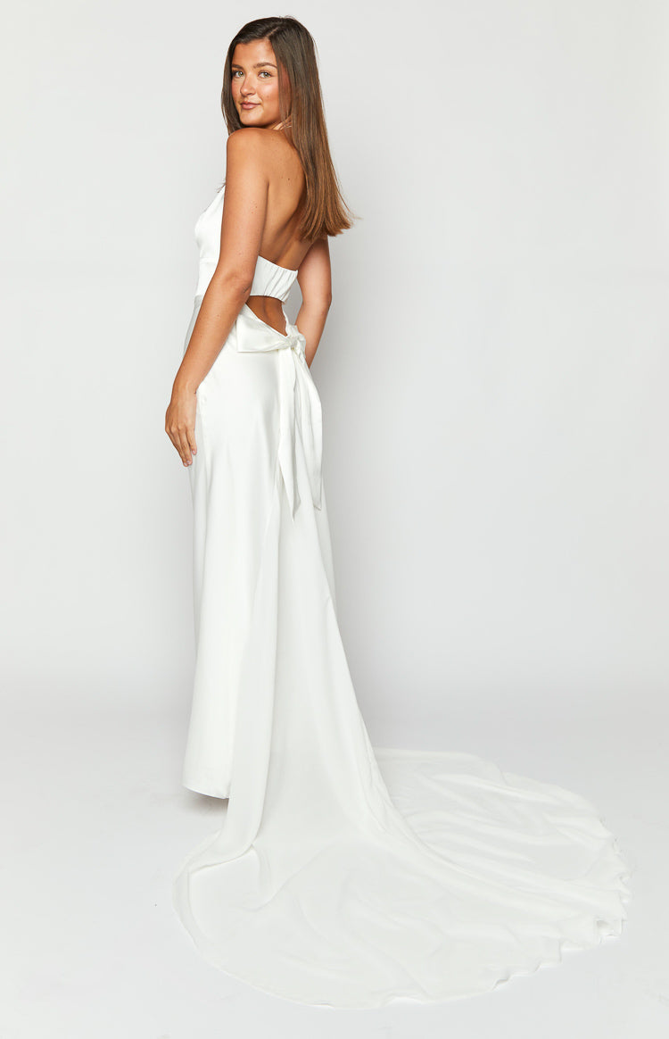 Nicole White Maxi Dress Image