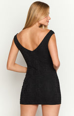 Nyla Black Mini Dress Image