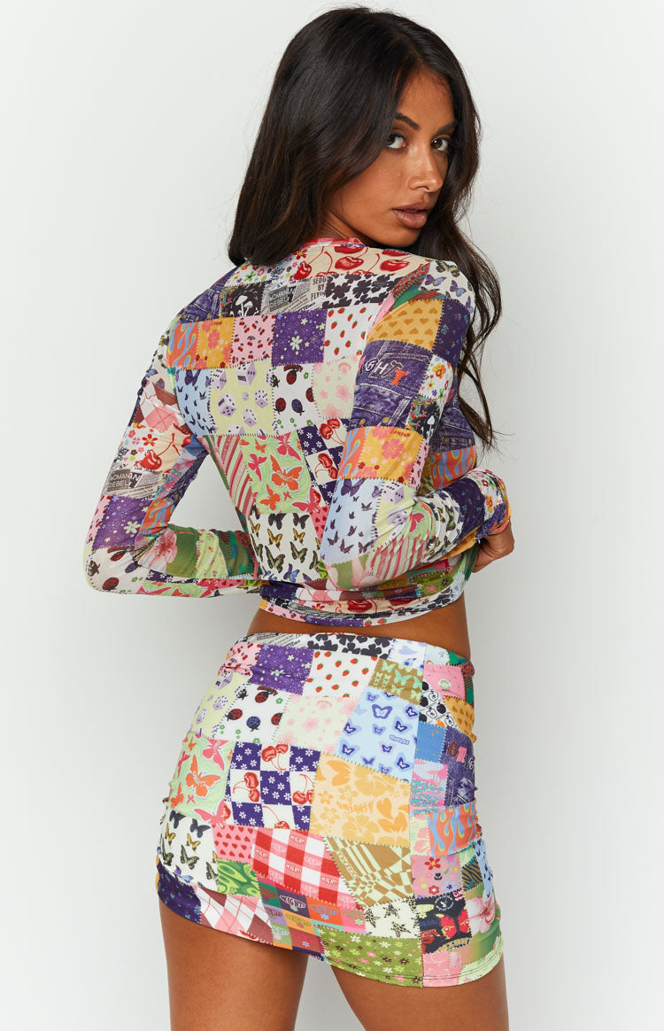 OMIGHTY OG Patchwork Mini Skirt Image