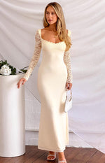 Orlanda Cream Maxi Dress Image