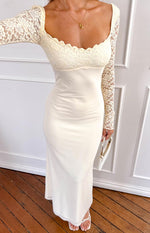 Orlanda Cream Maxi Dress Image