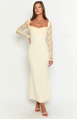 Orlanda Cream Maxi Dress Image