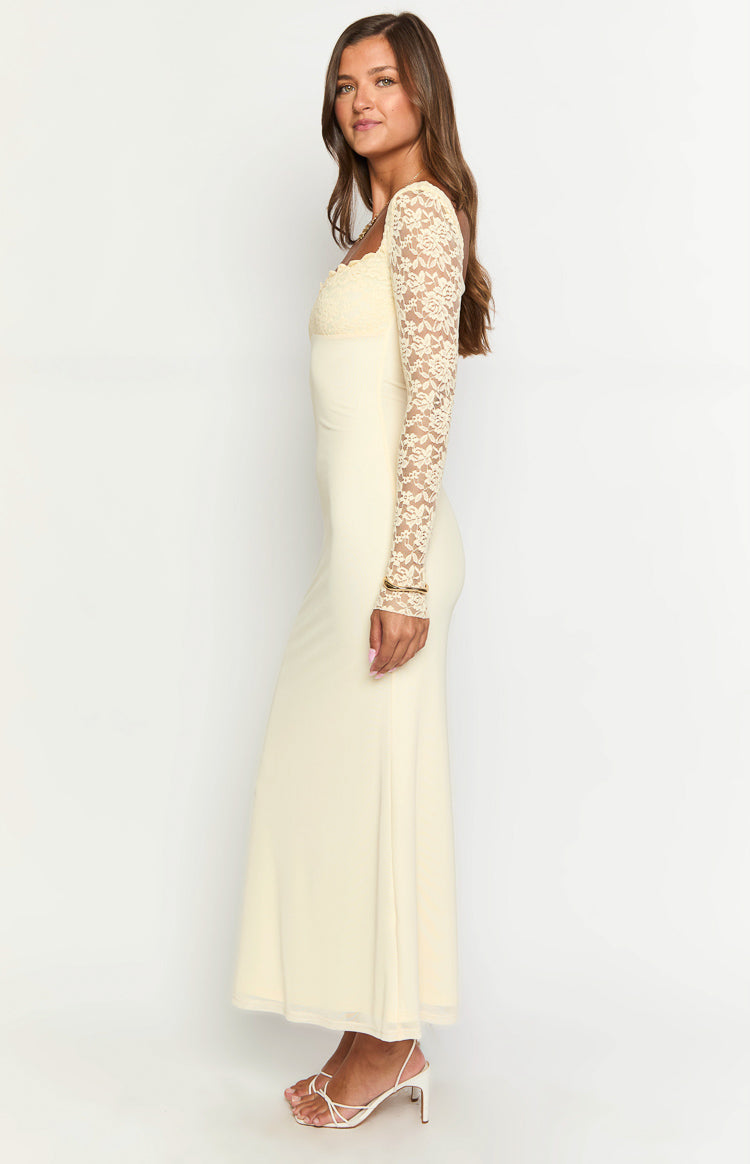 Orlanda Cream Maxi Dress Image