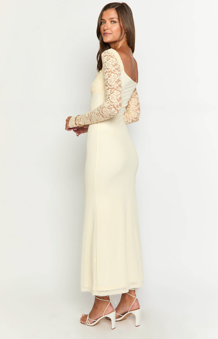 Orlanda Cream Maxi Dress Image