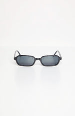 Otra Eyewear Frankie Black Rectangle Sunglasses Image