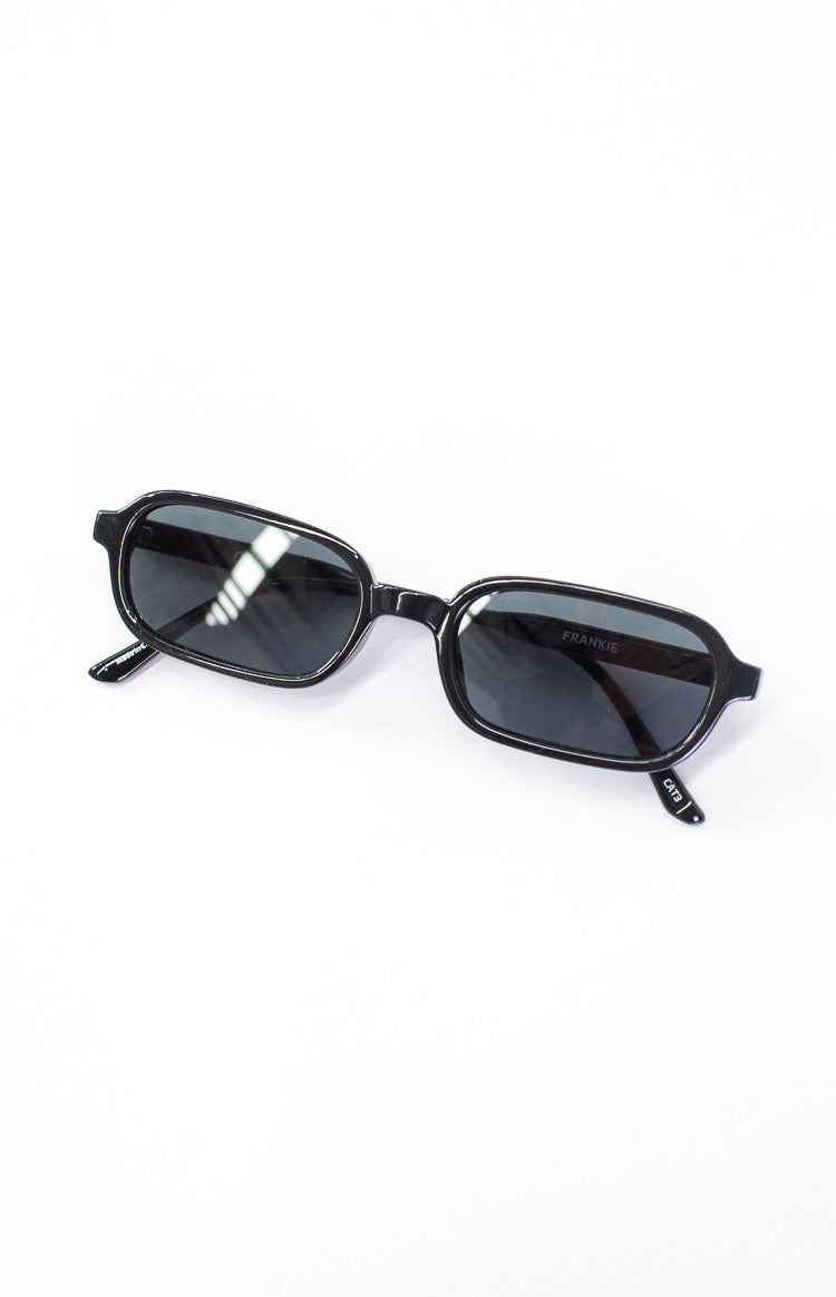 Otra Eyewear Frankie Black Rectangle Sunglasses Image