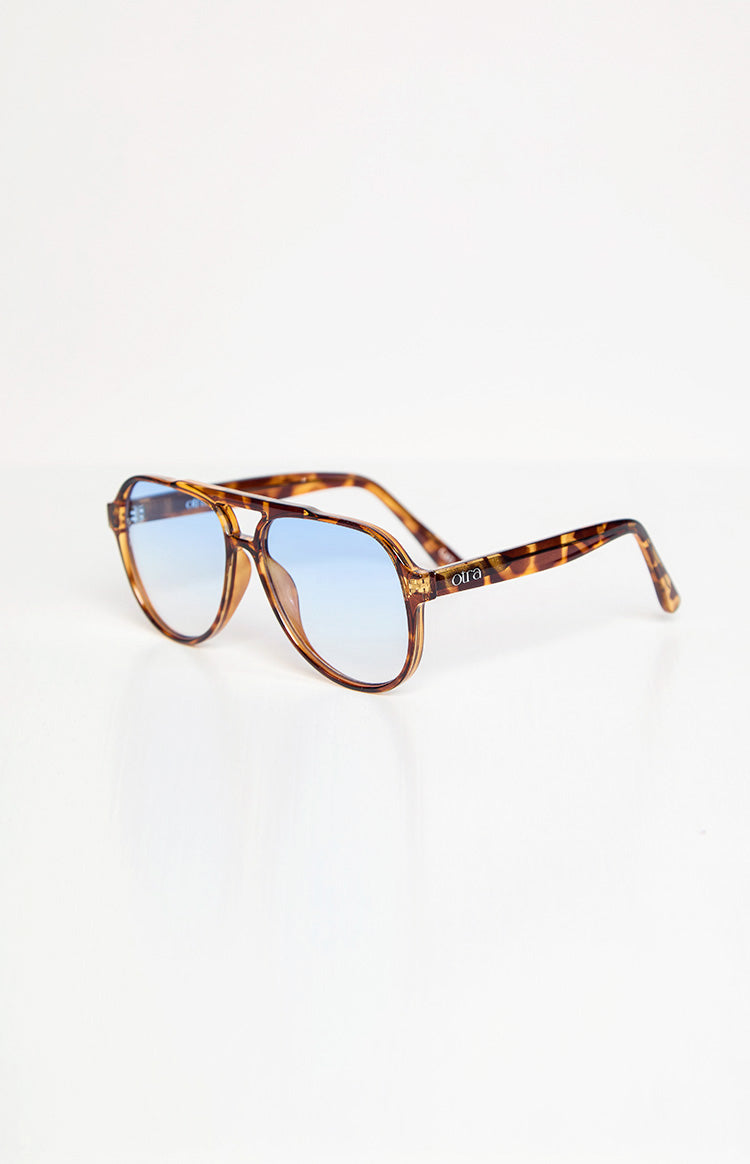 Otra Eyewear Stevie Tortoiseshell Aviator Sunglasses Image