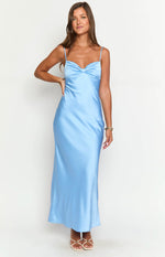 Panko Blue Maxi Dress Image