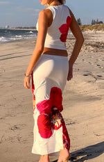 Payge White Orchid Maxi Skirt Image